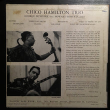 Laden Sie das Bild in den Galerie-Viewer, Chico Hamilton Trio* : Chico Hamilton Trio (10", Album, Mono)