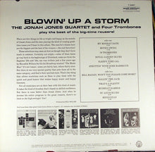 Laden Sie das Bild in den Galerie-Viewer, The Jonah Jones Quartet . . . With Four Trombones* : Blowin' Up A Storm (LP, Album, Mono, Scr)