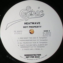 Load image into Gallery viewer, Heatwave : Hot Property (LP, Album, Promo, San)