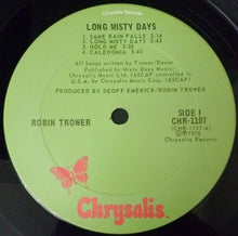 Laden Sie das Bild in den Galerie-Viewer, Robin Trower : Long Misty Days (LP, Album, Ter)