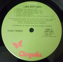 Laden Sie das Bild in den Galerie-Viewer, Robin Trower : Long Misty Days (LP, Album, Ter)