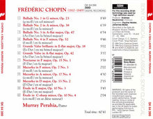 Load image into Gallery viewer, Chopin* - Murray Perahia : 4 Ballades (CD)