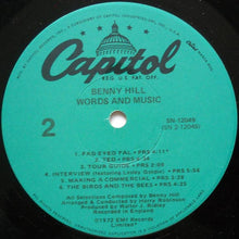 Laden Sie das Bild in den Galerie-Viewer, Benny Hill : Words And Music (LP, Comp, RE)