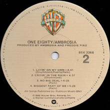 Laden Sie das Bild in den Galerie-Viewer, Ambrosia (2) : One Eighty (LP, Album, Jac)