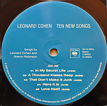 Laden Sie das Bild in den Galerie-Viewer, Leonard Cohen : Ten New Songs (LP, Album)