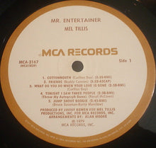 Charger l'image dans la galerie, Mel Tillis : Mr. Entertainer (LP, Album, Pin)