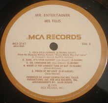 Charger l'image dans la galerie, Mel Tillis : Mr. Entertainer (LP, Album, Pin)