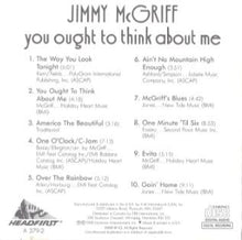 Load image into Gallery viewer, Jimmy McGriff : You Ought To Think About Me (CD, Album)