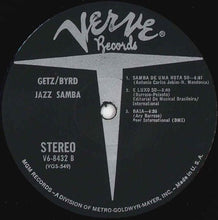 Charger l'image dans la galerie, Stan Getz / Charlie Byrd : Jazz Samba (LP, Album, MGM)
