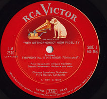 Load image into Gallery viewer, Reiner* / Chicago Symphony*, Schubert* : Unfinished And Symphony No. 5 (LP, Album, Mono)