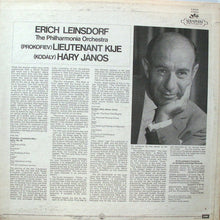 Load image into Gallery viewer, Erich Leinsdorf / Philharmonia Orchestra : Prokofiev - Lieutenant Kije / Kodaly - Hary Janos (LP, Album, RE)