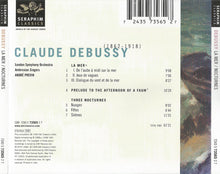 Load image into Gallery viewer, André Previn, London Symphony Orchestra, Ambrosian Singers* : Debussy: La Mer / Nocturnes (CD, Comp, RE, RM)