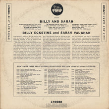 Load image into Gallery viewer, Billy Eckstine And Sarah Vaughan : Billy & Sarah (LP, Album, Comp, Mono)