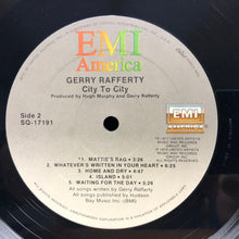 Charger l'image dans la galerie, Gerry Rafferty : City To City (LP, Album, RE)