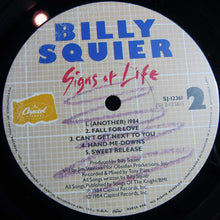 Load image into Gallery viewer, Billy Squier : Signs Of Life (LP, Ltd, Promo)