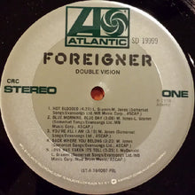 Load image into Gallery viewer, Foreigner : Double Vision (LP, Album, Club, PR )