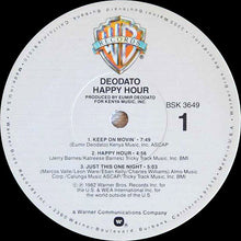 Load image into Gallery viewer, Deodato* : Happy Hour (LP, Album, Los)