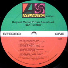Load image into Gallery viewer, Various : Beat Street (Original Motion Picture Soundtrack) - Volume 1 (LP, Comp, SP)