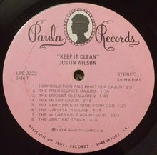 Load image into Gallery viewer, Justin Wilson : Keep It Clean (LP, Album)