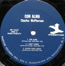 Load image into Gallery viewer, Charles McPherson : Con Alma! (LP, Album, Mono)