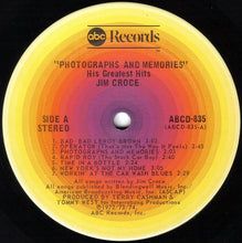 Charger l'image dans la galerie, Jim Croce : Photographs & Memories (His Greatest Hits) (LP, Comp, San)