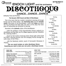 Charger l'image dans la galerie, Enoch Light And His Orchestra : Discotheque: Dance Dance Dance (LP, Album, Gat)