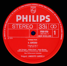 Load image into Gallery viewer, Verdi* - Caballé*, Carreras*, Mastromei*, Norman*, New Philharmonia Orchestra, Lamberto Gardelli : Il Corsaro (2xLP, Album + Box)