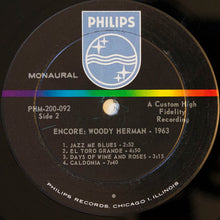 Laden Sie das Bild in den Galerie-Viewer, Woody Herman : Encore (LP, Album, Mono)