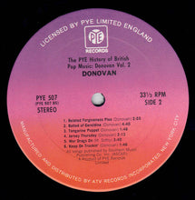 Laden Sie das Bild in den Galerie-Viewer, Donovan : Donovan Vol. 2 (LP, Comp, Uni)