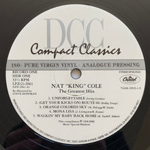 Laden Sie das Bild in den Galerie-Viewer, Nat King Cole : The Greatest Hits (2xLP, Comp, Ltd, RM, 180)