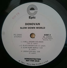 Load image into Gallery viewer, Donovan : Slow Down World (LP, Album, Promo)