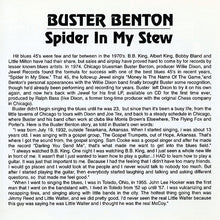 Load image into Gallery viewer, Buster Benton : Spider In My Stew (CD, Album, RE)