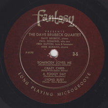 Laden Sie das Bild in den Galerie-Viewer, Dave Brubeck Quartet* : Dave Brubeck Quartet (10", Mono)