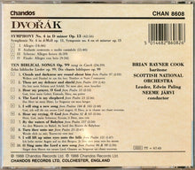 Load image into Gallery viewer, Dvořák* - Brian Rayner Cook, Scottish National Orchestra*, Neeme Järvi : Symphony No.4 In D Minor Op. 13 / Biblical Songs Song Cycle For Baritone & Orchestra Op. 99 (CD)