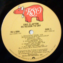Laden Sie das Bild in den Galerie-Viewer, Eric Clapton : No Reason To Cry (LP, Album, San)