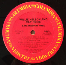 Laden Sie das Bild in den Galerie-Viewer, Willie Nelson & Ray Price : San Antonio Rose (LP, Album, RE, Car)