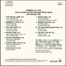 Load image into Gallery viewer, Junior Wells : Coming At You (CD, Album, RE)
