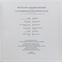 Laden Sie das Bild in den Galerie-Viewer, Mozart* - Colin Davis*, Baker*, Minton*, Burrows*, Von Stade*, Popp*, Lloyd*, Orchestra* And Chorus Of The Royal Opera House, Covent Garden : La Clemenza Di Tito (3xLP + Box)