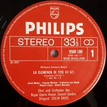 Laden Sie das Bild in den Galerie-Viewer, Mozart* - Colin Davis*, Baker*, Minton*, Burrows*, Von Stade*, Popp*, Lloyd*, Orchestra* And Chorus Of The Royal Opera House, Covent Garden : La Clemenza Di Tito (3xLP + Box)