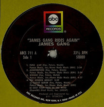 Laden Sie das Bild in den Galerie-Viewer, James Gang : James Gang Rides Again (LP, Album, M/Print, Gat)