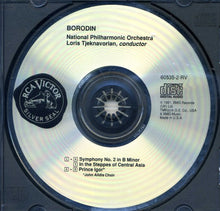 Laden Sie das Bild in den Galerie-Viewer, Borodin* - National Philharmonic Orchestra, Tjeknavorian* : Symphony No. 2 • Polovtsian Dances (CD, RE)