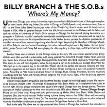 Load image into Gallery viewer, Billy Branch & The Sons Of Blues* : Where's My Money? (CD, Album, RE)