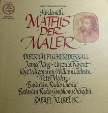 Charger l'image dans la galerie, Hindemith*, Dietrich Fischer-Dieskau, James King (3), Urszula Koszut, Rose Wagemann, William Cochran, Peter Meven, Bavarian Radio Chorus*, Bavarian Radio Symphony Orchestra*, Rafael Kubelik : Mathis Der Maler (3xLP, Quad + Box, Album)