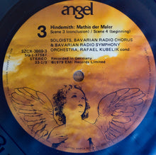 Charger l'image dans la galerie, Hindemith*, Dietrich Fischer-Dieskau, James King (3), Urszula Koszut, Rose Wagemann, William Cochran, Peter Meven, Bavarian Radio Chorus*, Bavarian Radio Symphony Orchestra*, Rafael Kubelik : Mathis Der Maler (3xLP, Quad + Box, Album)