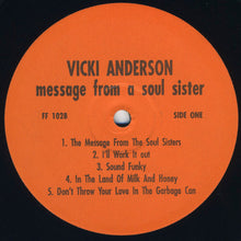 Charger l'image dans la galerie, Vicki Anderson : Message From A Soul Sister (LP, Comp, Unofficial)