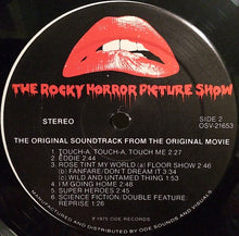 Load image into Gallery viewer, "The Rocky Horror Picture Show" Original Cast : The Rocky Horror Picture Show (LP, Album, PRC)