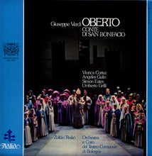 Laden Sie das Bild in den Galerie-Viewer, Giuseppe Verdi / Viorica Cortez, Angeles Gulin, Simon Estes, Umberto Grilli / Zoltán Peskó, Orchestra* E Coro del Teatro Comunale di Bologna : Oberto - Conte Di San Bonifacio (3xLP, Album + Box)