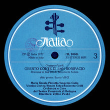Laden Sie das Bild in den Galerie-Viewer, Giuseppe Verdi / Viorica Cortez, Angeles Gulin, Simon Estes, Umberto Grilli / Zoltán Peskó, Orchestra* E Coro del Teatro Comunale di Bologna : Oberto - Conte Di San Bonifacio (3xLP, Album + Box)