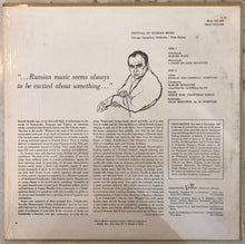 Load image into Gallery viewer, Reiner*, Chicago Symphony Orchestra : Festival Of Russian Music (LP, Album, RE)