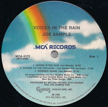 Load image into Gallery viewer, Joe Sample : Voices In The Rain (LP, Album, Pin)
